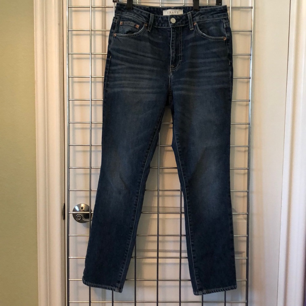 Trave Irina dark wash slim leg jeans